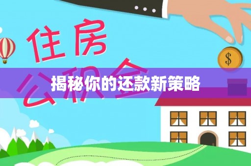 建邺揭秘你的还款新策略